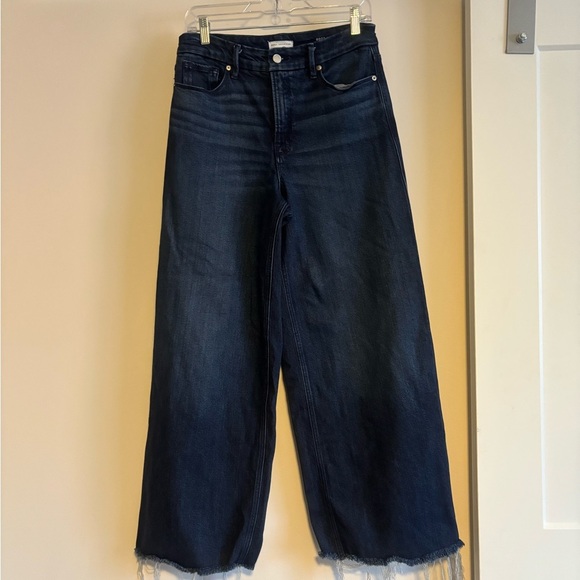 Good American Denim - Good American “Good Skate” frayed hem jeans